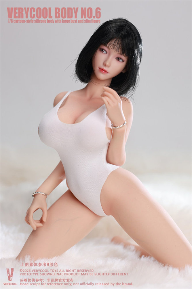 In Stock VERYCOOL 1/6 VCD-06 Model 6 - Full figure, narrow shoulders, hourglass figure, with legs
