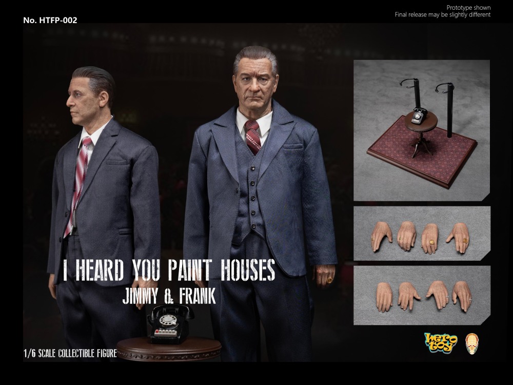 In-stock  Herotoy & Facepoolfigure HTFP-002 1/6 The Irishman Frank & Jimmy Action Figures