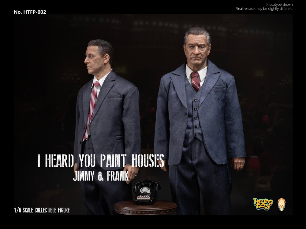 In-stock  Herotoy & Facepoolfigure HTFP-002 1/6 The Irishman Frank & Jimmy Action Figures