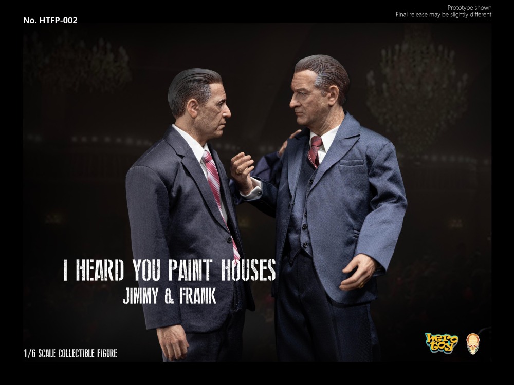 In-stock  Herotoy & Facepoolfigure HTFP-002 1/6 The Irishman Frank & Jimmy Action Figures