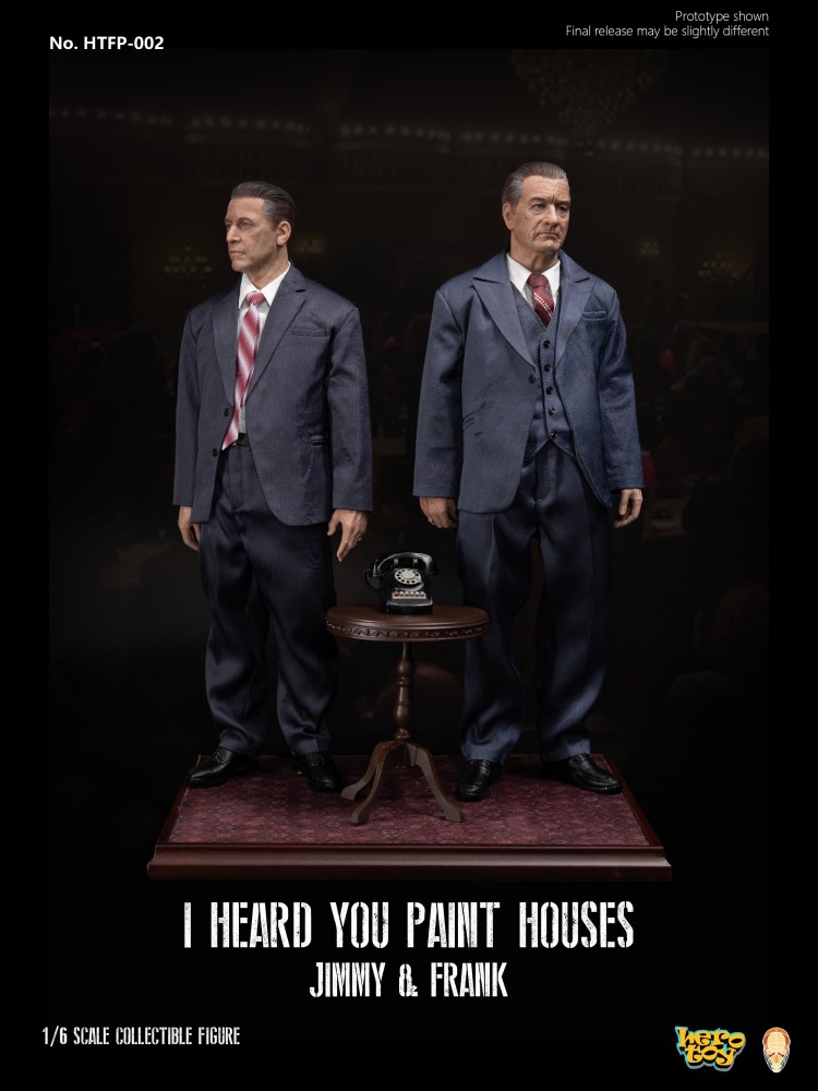 In-stock  Herotoy & Facepoolfigure HTFP-002 1/6 The Irishman Frank & Jimmy Action Figures