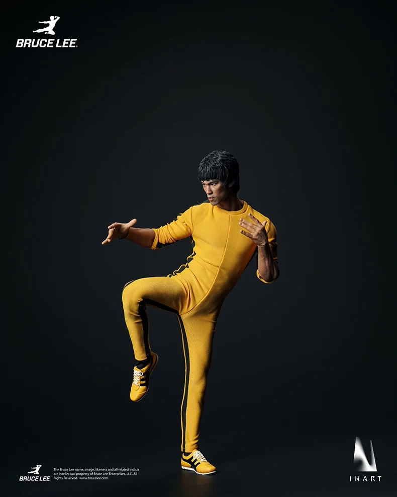 Pre-Sale INART GY-A043 1/6 Bruce Lee Yellow Jumpsuit Collectible Action Figure