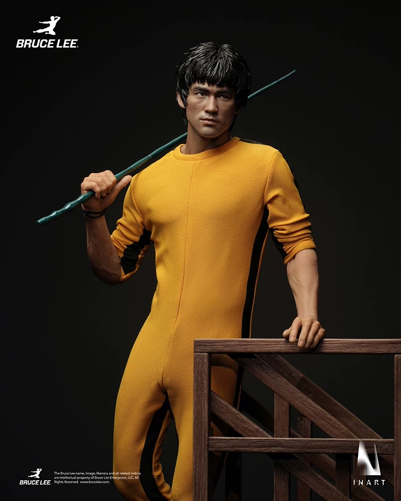 Pre-Sale INART GY-A043 1/6 Bruce Lee Yellow Jumpsuit Collectible Action Figure