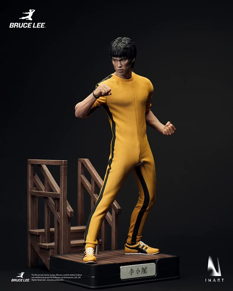 Pre-Sale INART GY-A043 1/6 Bruce Lee Yellow Jumpsuit Collectible Action Figure