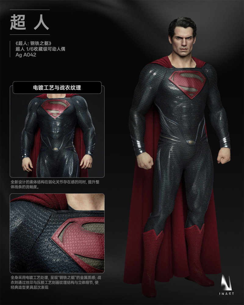 Pre-Sale INART A042 1/6 Scale Man of Steel - Superman