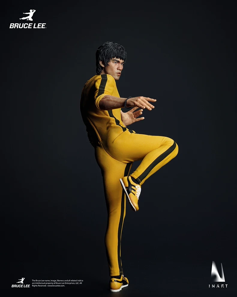 Pre-Sale INART GY-A043 1/6 Bruce Lee Yellow Jumpsuit Collectible Action Figure