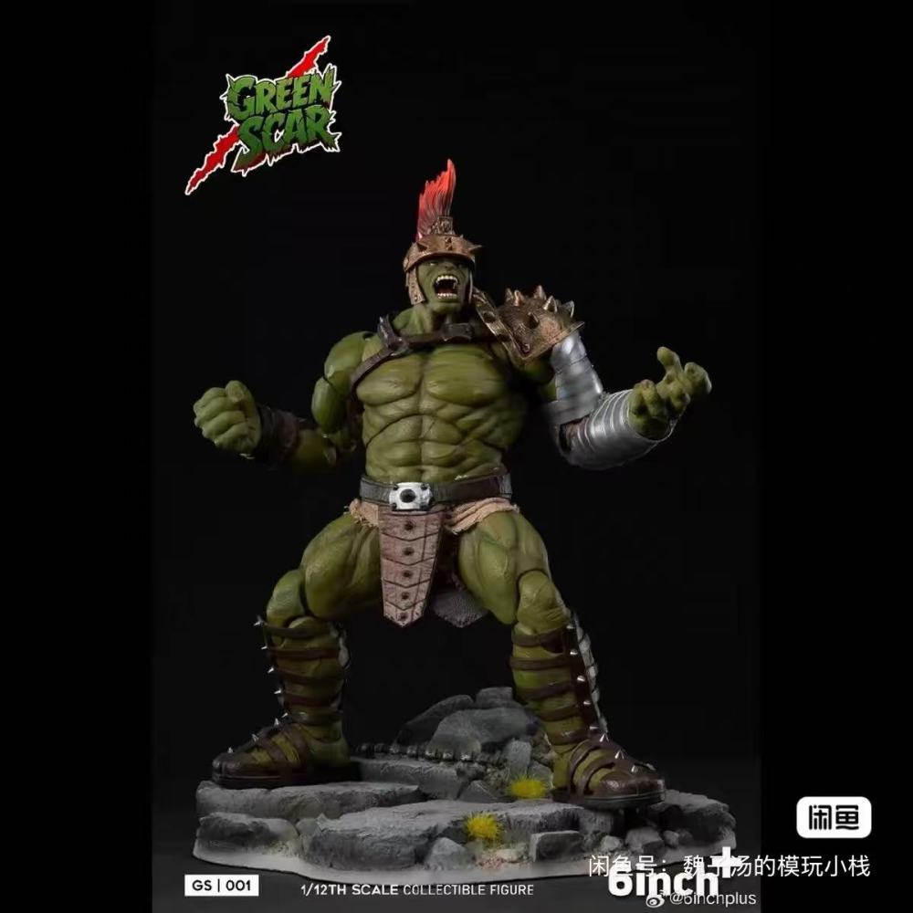 INSTOCK 6inchplus GS001 GREENSCAR The Hulk 1/12 Scale Collectible Action Figure