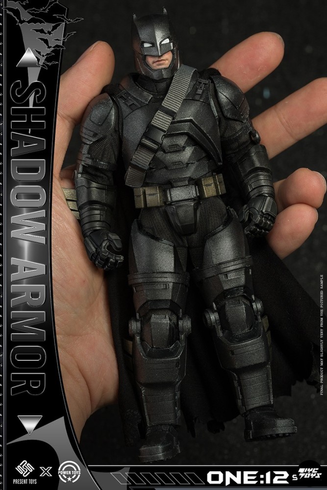 In-stock PRESENT TOYS SS-02 1/12 Heavy Armor Batman​ Shadow Armor Standard
