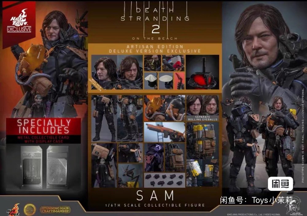 In-stock Hot Toys VGM77AE Death Stranding 2: On the Beach 1/6 Sam (Artisan Edition Deluxe Version)