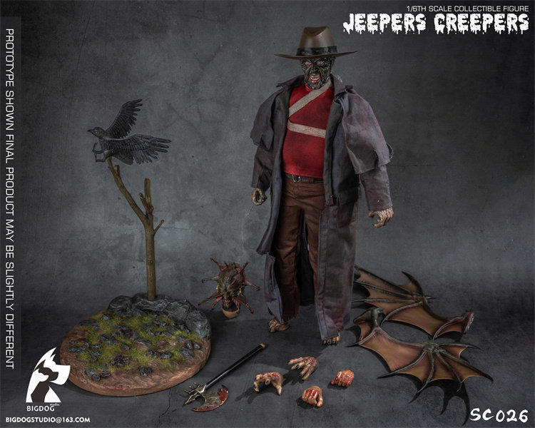 Instock  BIGDOG STUDIO SC026 Thrilling cannibal Bat Demon 1/6 Action Figure