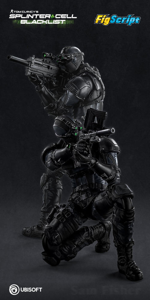 In Stock  CCSTOYS FigScript 1/12 Tom Clancy's Splinter Cell Sam Fisher Action Figure