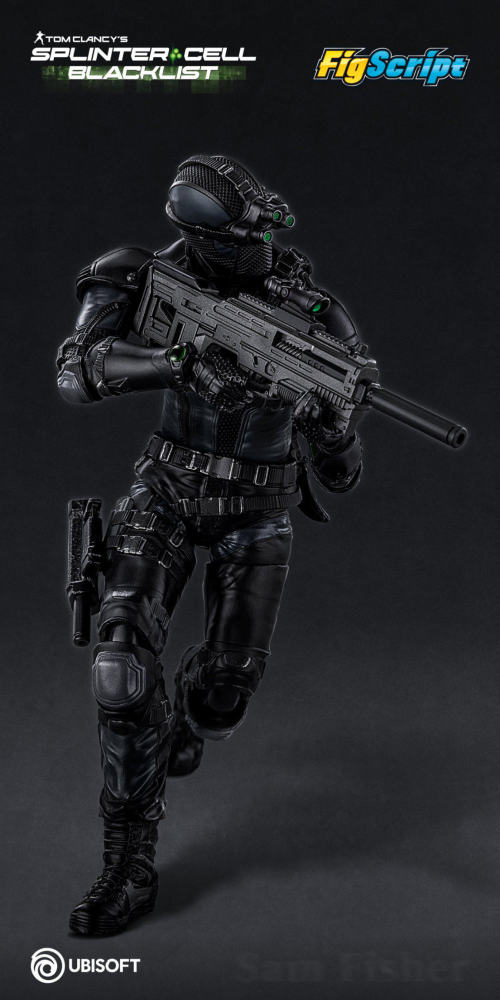 In Stock  CCSTOYS FigScript 1/12 Tom Clancy's Splinter Cell Sam Fisher Action Figure
