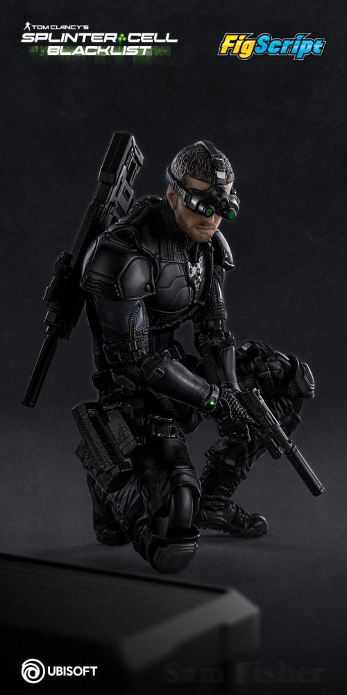 In Stock  CCSTOYS FigScript 1/12 Tom Clancy's Splinter Cell Sam Fisher Action Figure