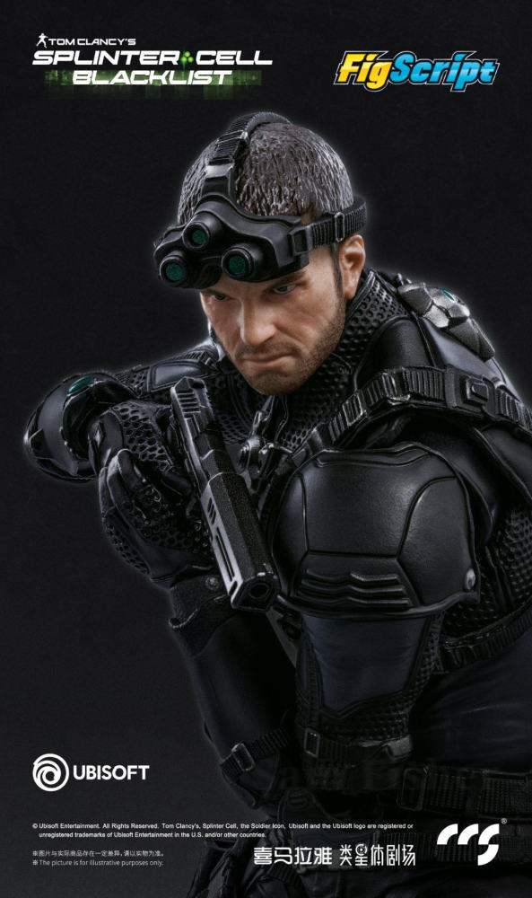 In Stock  CCSTOYS FigScript 1/12 Tom Clancy's Splinter Cell Sam Fisher Action Figure