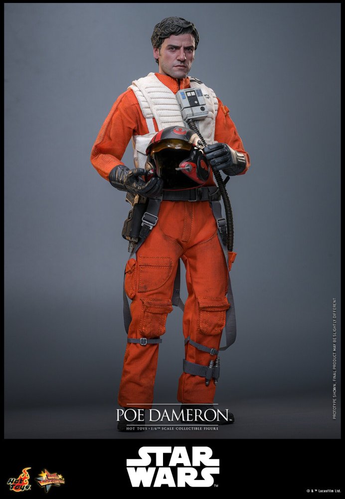 N STOCK Hot Toys HT MMS806 Star Wars POE DAMERON 1/6 Scale Action Figure