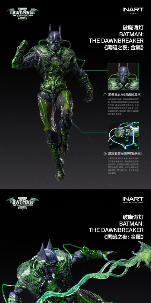 In Stock Inart MAG-C0003 1/12 The Dawnbreaker Dark Nights: Metal Batman Action Figure