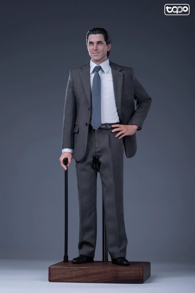 In Stock  TOPO STUDIO TP035B 1/6 Christian Bale Head Sculpt Action Figure Collectible Version, Suit Edition