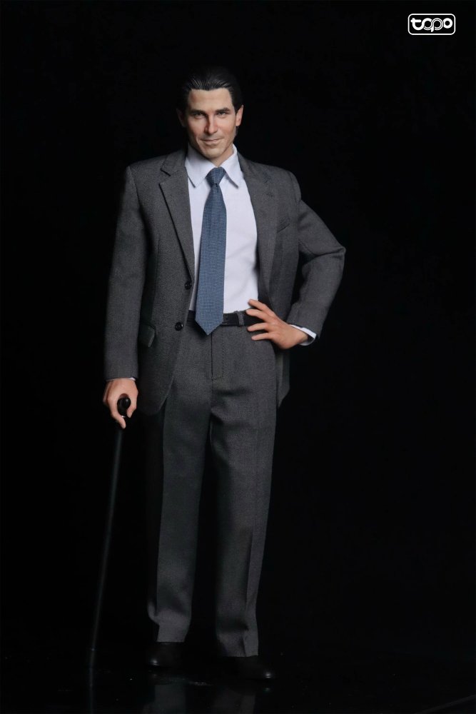 In Stock  TOPO STUDIO TP035B 1/6 Christian Bale Head Sculpt Action Figure Collectible Version, Suit Edition