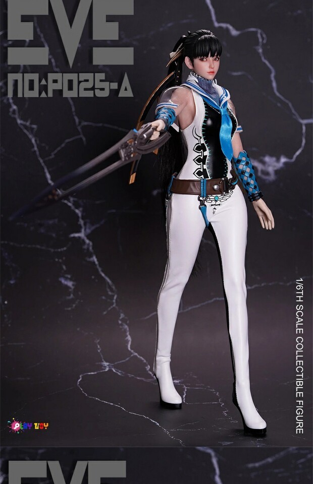 In Stock PLAY TOY P025 1/6 Female Action Figure w/ Moveable Eyeball Model Toy
