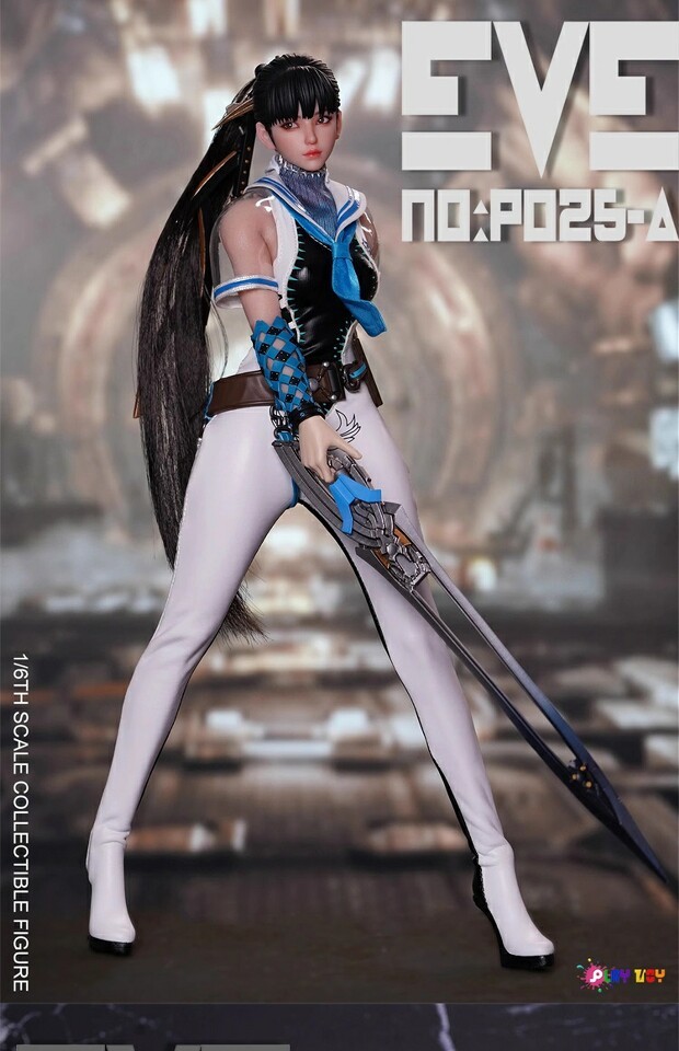 In Stock PLAY TOY P025 1/6 Female Action Figure w/ Moveable Eyeball Model Toy