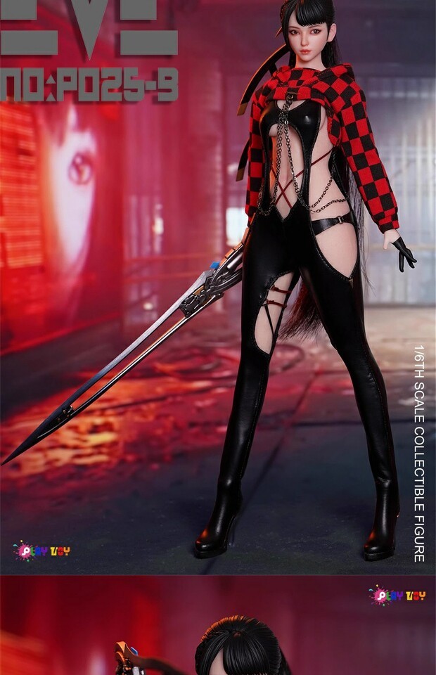 In Stock PLAY TOY P025 1/6 Female Action Figure w/ Moveable Eyeball Model Toy