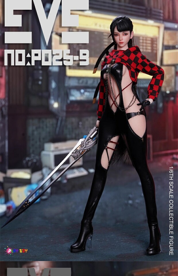 In Stock PLAY TOY P025 1/6 Female Action Figure w/ Moveable Eyeball Model Toy