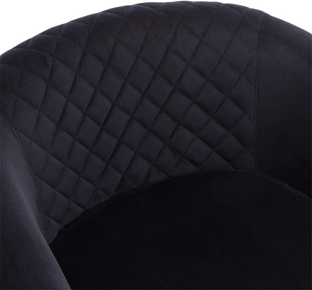 SZLIZCCC Swivel Barrel Chair, Velvet Swivel Accent Chair for Living Room with Nailheads and Metal Base 360 Degree Swivel Bucket Chair Armchair for Bedroom, Hotel, Office, Lounge, Nursery