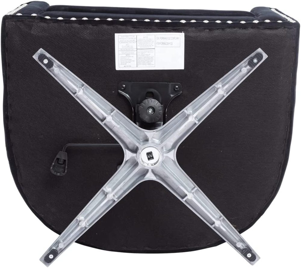 SZLIZCCC Swivel Barrel Chair, Velvet Swivel Accent Chair for Living Room with Nailheads and Metal Base 360 Degree Swivel Bucket Chair Armchair for Bedroom, Hotel, Office, Lounge, Nursery