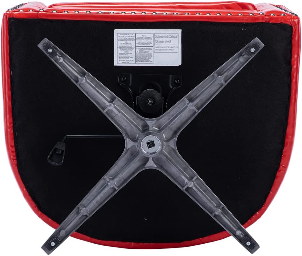 SZLIZCCC PU Swivel Barrel Chair, Velvet Swivel Accent Chair for Living Room with Nailheads and Metal Base 360 Degree Swivel Bucket Chair Armchair for Bedroom, Hotel, Office, Lounge, Nursery