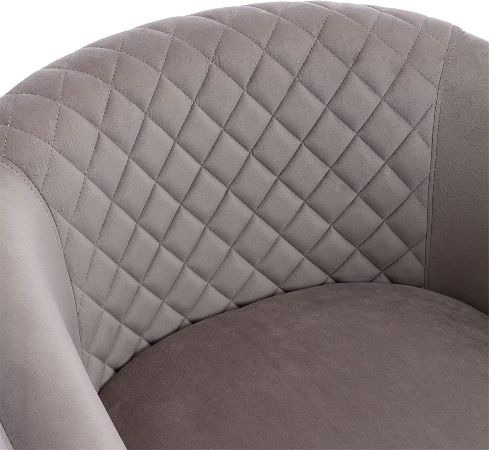 SZLIZCCC Swivel Barrel Chair, Velvet Swivel Accent Chair for Living Room with Nailheads and Metal Base 360 Degree Swivel Bucket Chair Armchair for Bedroom, Hotel, Office, Lounge, Nursery