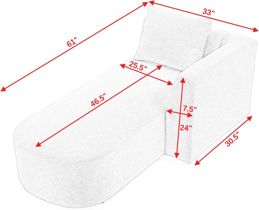 SZLIZCCC L-Shaped Sectional Sofas, U-Shaped Sectional Sofas, Sectional Sofas, DIY Sectional Sofas, Living Room Chaise Lounge Sofas, Ring Yarn Fabrics for Living Room Home Theaters (Beige***)