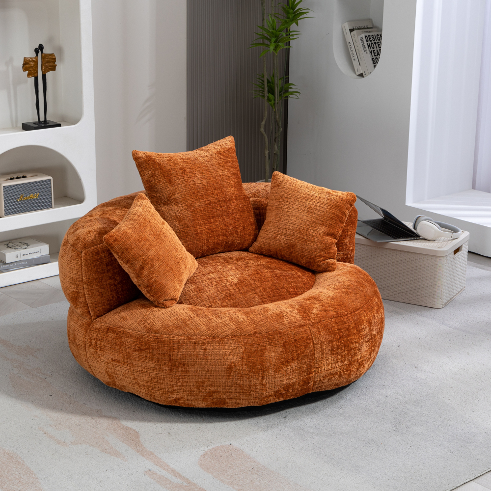 Lazy Sofa Durable Comfort Lounger High Back Bean Bag Chair Couch With Three Pillows for Adults and Kids, Indoor & Outdoor,  Single Gaming Sofa Chair For Bedroom,Office Living room