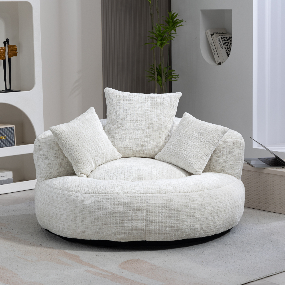 Lazy Sofa Durable Comfort Lounger High Back Bean Bag Chair Couch With Three Pillows for Adults and Kids, Indoor & Outdoor,  Single Gaming Sofa Chair For Bedroom,Office Living room