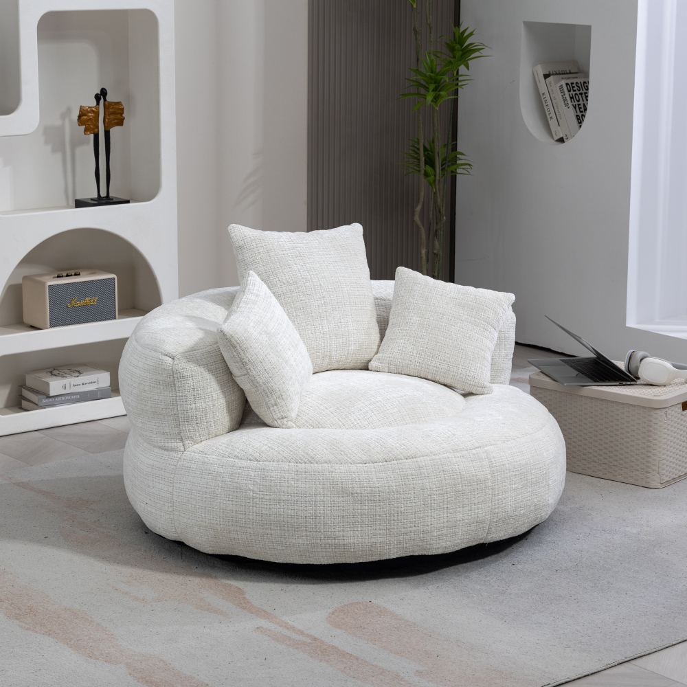 Lazy Sofa Durable Comfort Lounger High Back Bean Bag Chair Couch With Three Pillows for Adults and Kids, Indoor & Outdoor,  Single Gaming Sofa Chair For Bedroom,Office Living room
