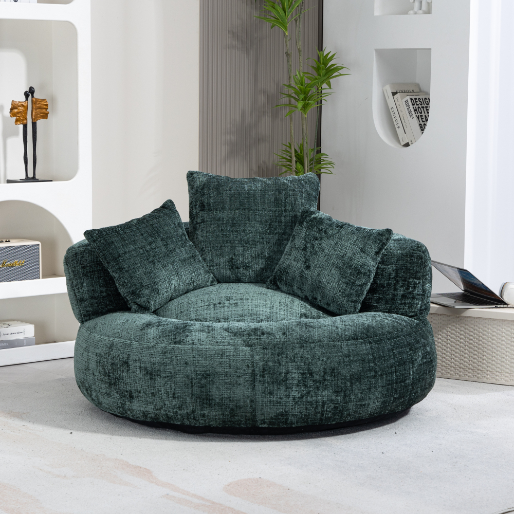 Lazy Sofa Durable Comfort Lounger High Back Bean Bag Chair Couch With Three Pillows for Adults and Kids, Indoor & Outdoor,  Single Gaming Sofa Chair For Bedroom,Office Living room