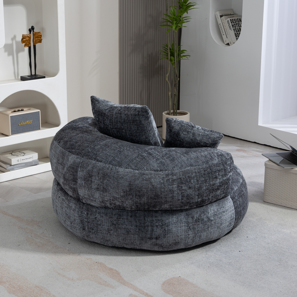 Lazy Sofa Durable Comfort Lounger High Back Bean Bag Chair Couch With Three Pillows for Adults and Kids, Indoor & Outdoor,  Single Gaming Sofa Chair For Bedroom,Office Living room