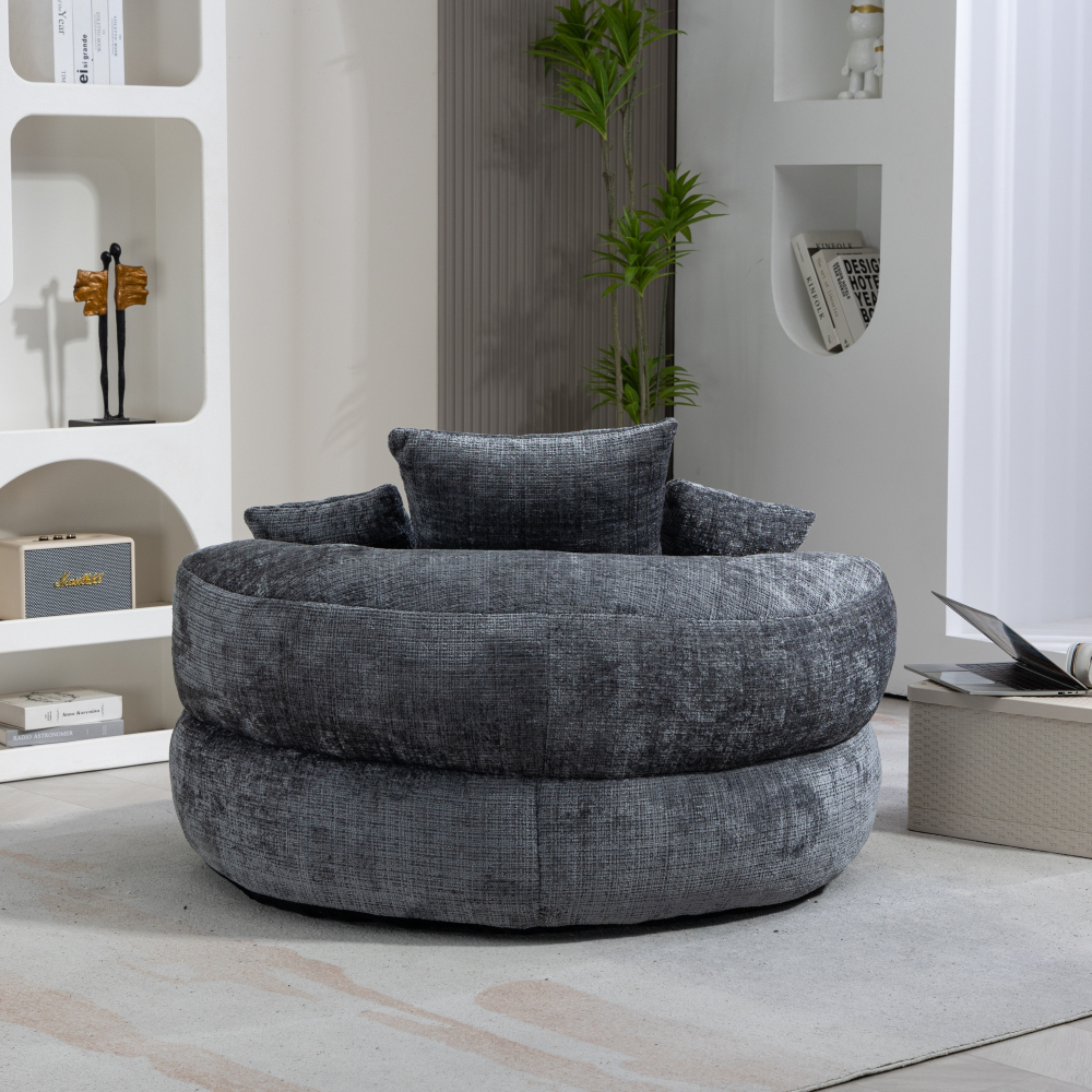 Lazy Sofa Durable Comfort Lounger High Back Bean Bag Chair Couch With Three Pillows for Adults and Kids, Indoor & Outdoor,  Single Gaming Sofa Chair For Bedroom,Office Living room