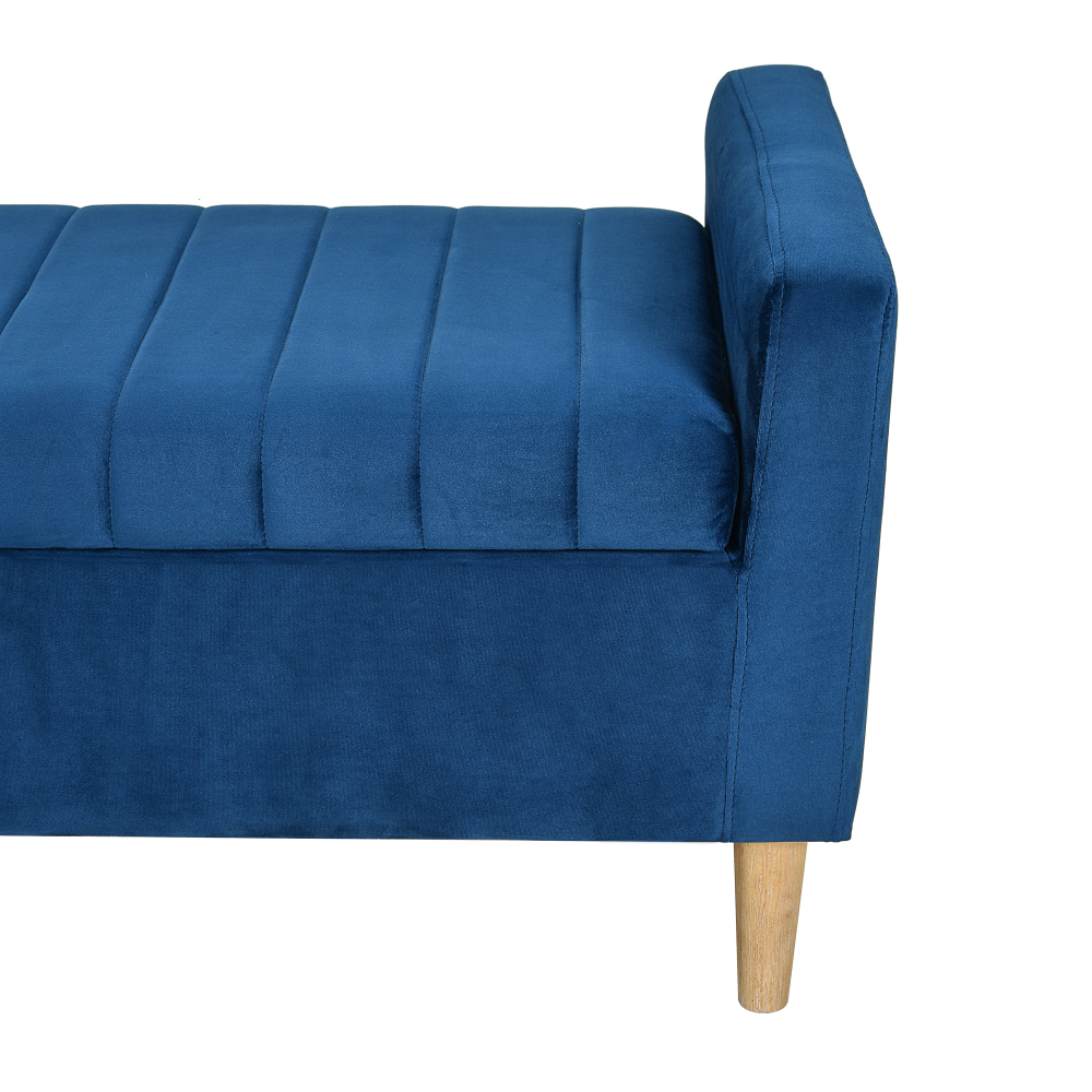 48'' Storage Ottoman Bench, Bench with Storage, for Entryway, Bedroom, Living Room