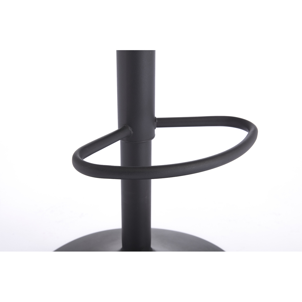 Bar Stools Set of 3, Modern Swivel Bar Chairs, Adjustable PU Leather Upholstered Barstools Counter Height with Square Open Back for Bar, Kitchen Island, Dining Room