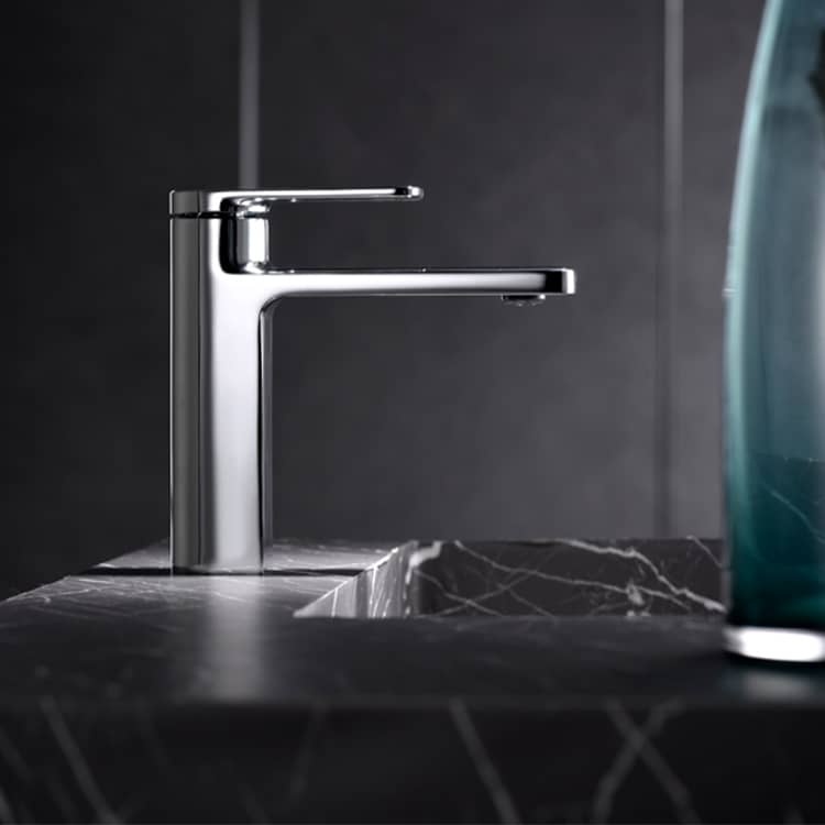 Chrome zorn basin mixer tap – F51001-1
