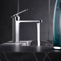 Chrome zorn basin mixer tap – F51001-1