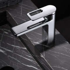 Chrome zorn basin mixer tap – F51001-1