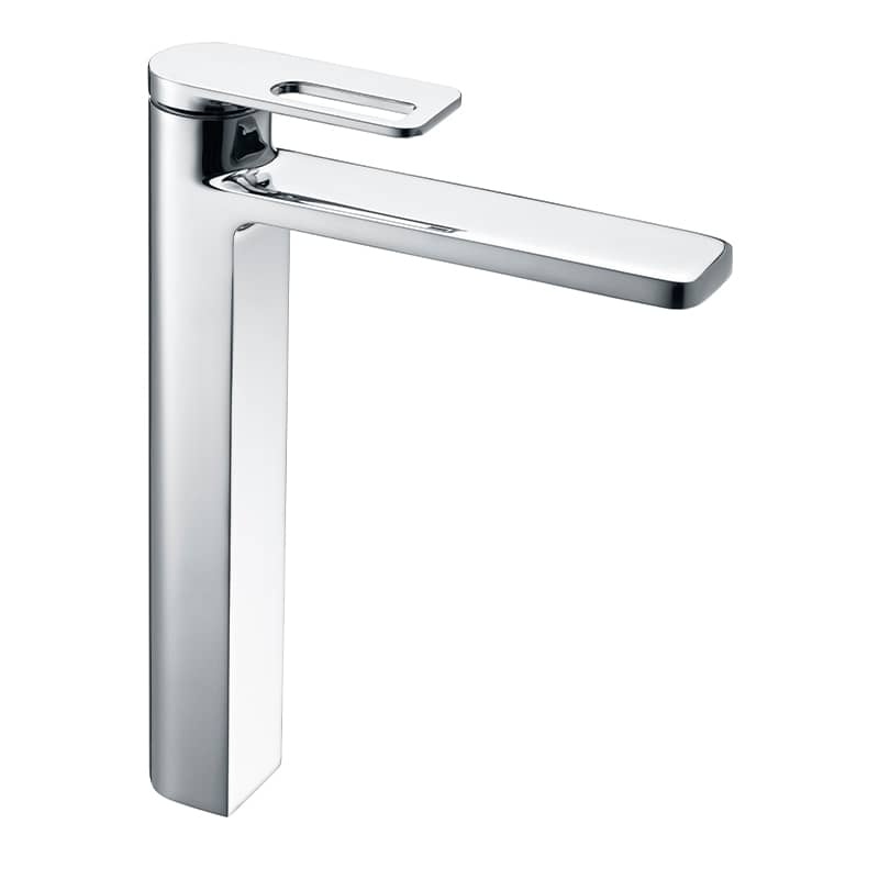 Chrome ZORN tall wash basin mixer tap – F51002-1