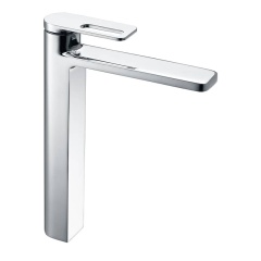 Chrome ZORN tall wash basin mixer tap – F51002-1