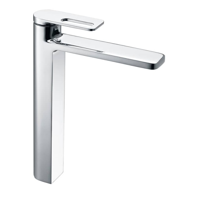 Chrome ZORN tall wash basin mixer tap – F51002-1