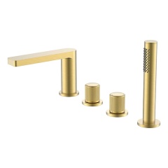 Chrome zorn bathtub and shower mixer faucet – F54009-1