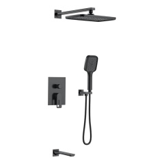 Chrome zorn 3 function wall-in shower set– S50011-A-1