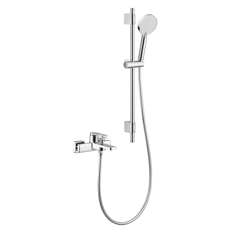 Chrome zorn shower mixer faucet with Lifting rod shower– F54001-B-1