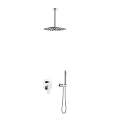 Chrome zorn 2 function wall-in shower set– S50011-C-1