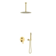 Chrome zorn 2 function wall-in shower set– S50011-C-1